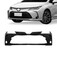 Para-choque Corolla 2019 a 2022 dianteiro preto liso sem grade com furo para sensor - 7087