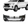 Para-choque Hilux 2018 a 2020 dianteiro preto liso sem grade - 7077