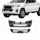 Para-choque Hilux 2018 a 2020 dianteiro preto liso com grade - 7034