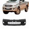 Para-choque Hilux 2012 a 2015 dianteiro preto com grade - 7065