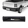 Para-choque Saveiro Robust G7 2016 a 2020 traseiro centro preto com furo para sensor - 6654