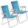 Kit 2 Cadeiras de praia dobr�vel em alum�nio - Samoa