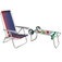 Kit Cadeira de praia reclin�vel 4 posi��es Bali + Carrinho Mesa CAR0649