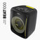 Caixa de som port�til 70W RMS Bluetooth Entrada P10 com Led  - BEAT 1000  110V/220V