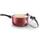 Pipoqueira antiaderente 3,6L com tampa de vidro cereja Cristal - 8994