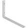 Cantoneira para cortina 6 x 8 cm zincada com 4 pe�as