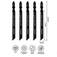 L�mina serra tico tico 100 mm 8 dentes para madeira 5 pe�as - BOM-5130