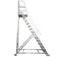 Escada plataforma de alum�nio 3.75 m com 14 degraus + patamar -