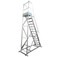 Escada plataforma de alum�nio 3.75 m com 14 degraus + patamar -