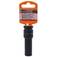 Soquete sextavado de impacto longo 12 mm encaixe 1/2