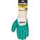 Luva de malha com l�tex verde - MLV 1002