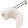 Grampo pl�stico chato para fios 6 mm