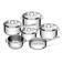 Jogo de panelas a�o inox com fundo triplo 6 pe�as - Solar